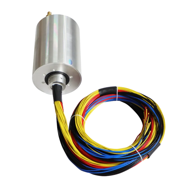 DHS180-4-400A-006 Customized high current slip ring 400A 4 channels, view 3