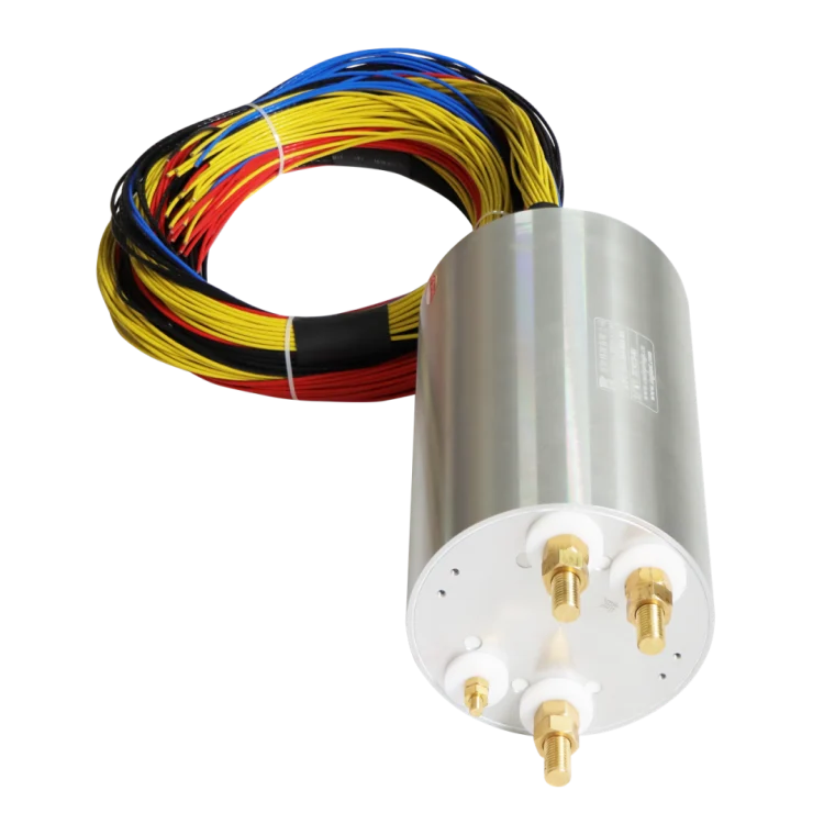 DHS180-4-400A-006 Customized high current slip ring 400A 4 channels — customized slip rings manufactured by INGIANT