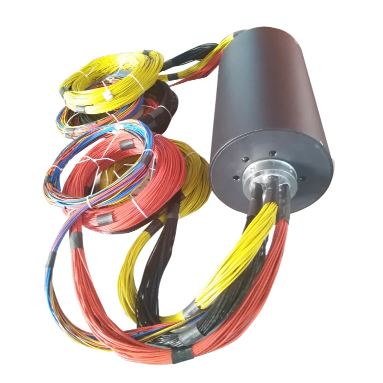 DHS250-16 Ingiant high current slip ring out diameter 250mm 16channels more than 800A for large equipment, view 2