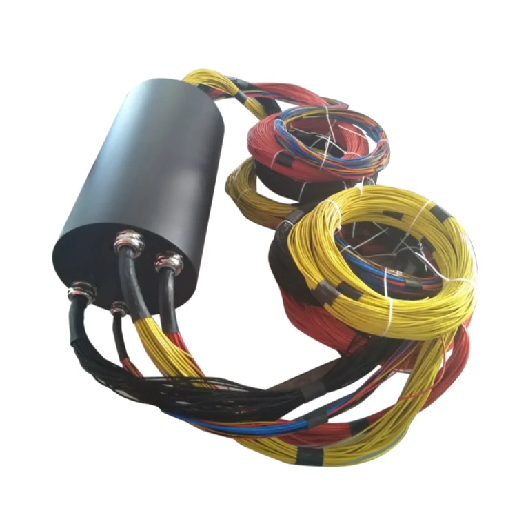 DHS250-16 Ingiant high current slip ring out diameter 250mm 16channels more than 800A for large equipment, view 3