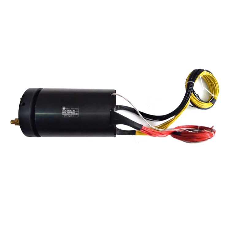 DHK060-5-260A Ingiant High current slip ring hole diameter 60mm with 5 channels 260A power binding post connection, view 3