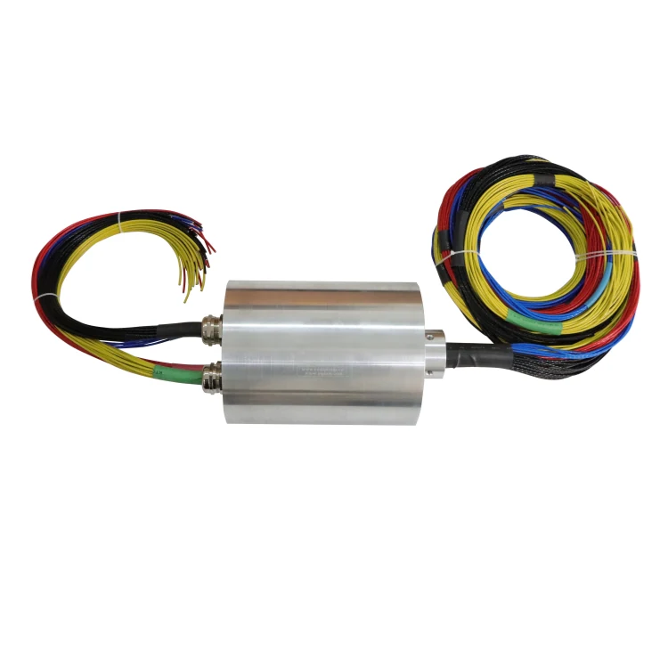 DHS180-4-400A-003-1 High current slip ring 4 channels each 400A with diameter 180mm, view 2