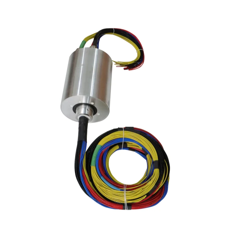 DHS180-4-400A-003-1 High current slip ring 4 channels each 400A with diameter 180mm, view 3