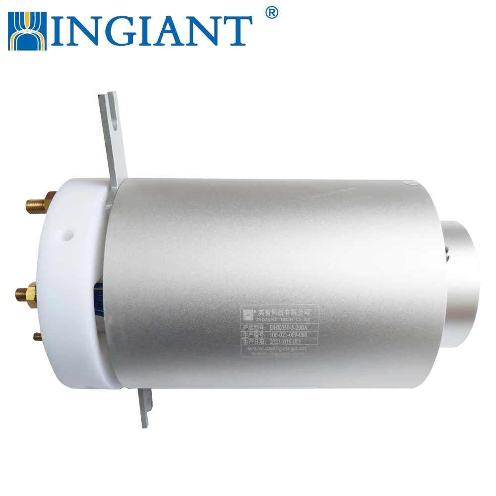 Ingiant custmized high current slip ring 200A for mining machines, view 3