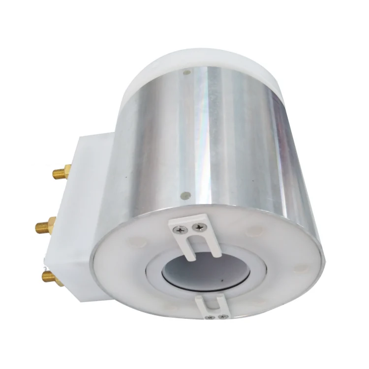 DHK065-4 Ingiant high current slip ring with through hole 65mm and 4 channels total 520A binding post connections, view 3