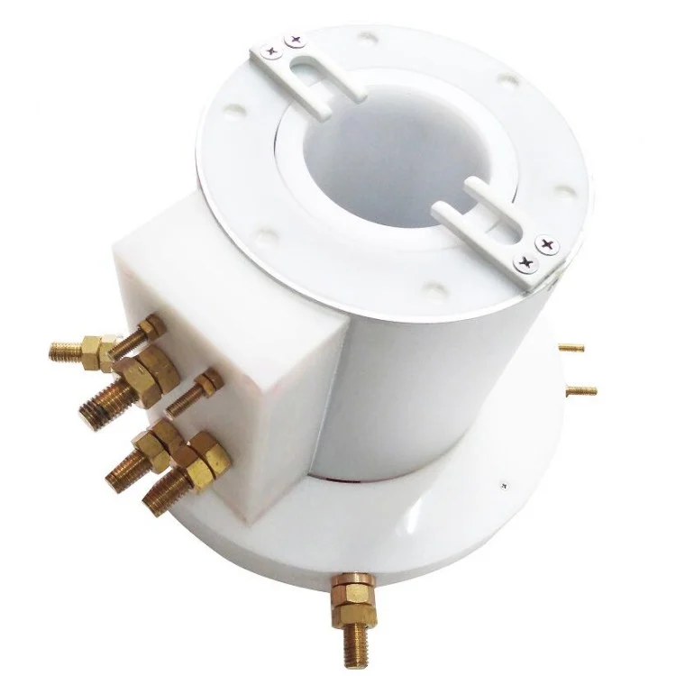 DHK074-5-002 high current through bore slip ring 3 channels 200A and 2 channels 10A., view 4