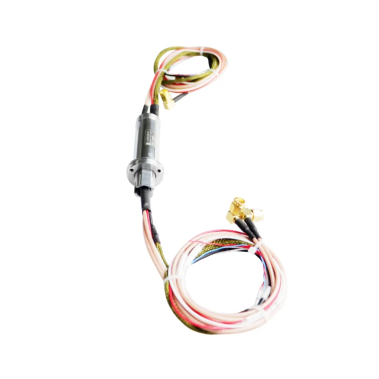 DHS020-9 high frequency conductive slip ring diameter 20mm 9 channels, view 2