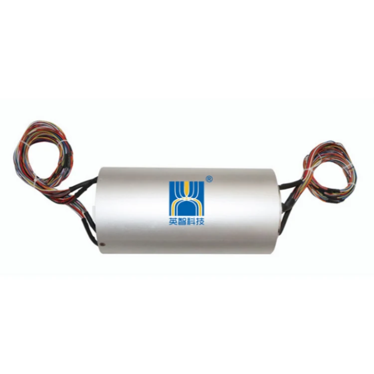 DHK080-102-5A high precision through hole slip ring hole diameter 80mm 102 channels 5A — through bore slip rings manufactured by INGIANT