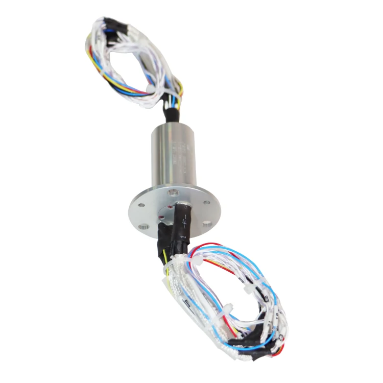 DHS022-28-2A high-quality capsulated slip ring 22mm 28 channels 2A for turntables — capsulated slip rings manufactured by INGIANT