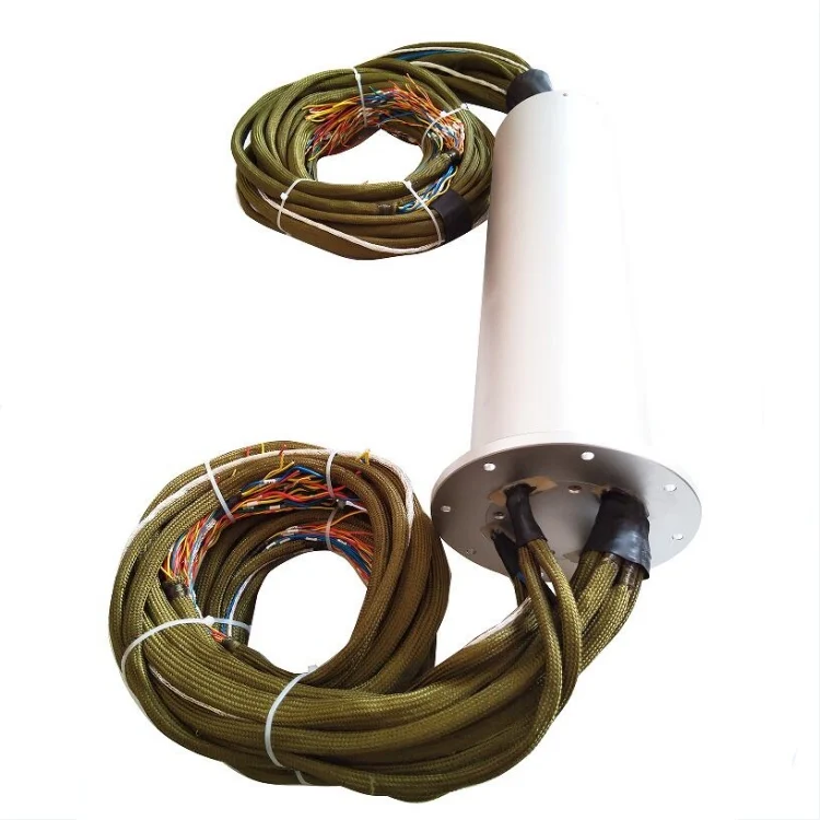 Ingiant high reliability solid shaft capsule slip rings diameter 136mm, 183 Channels — capsulated slip rings manufactured by INGIANT