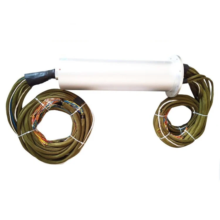 Ingiant high reliability solid shaft capsule slip rings diameter 136mm, 183 Channels, view 3