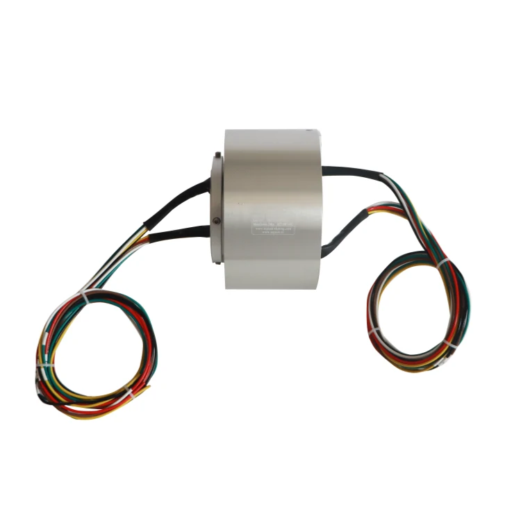 DHK060-12-10A standard inner diameter 60mm series hollow shaft conductive slip ring 12channels 10A/channel, view 2