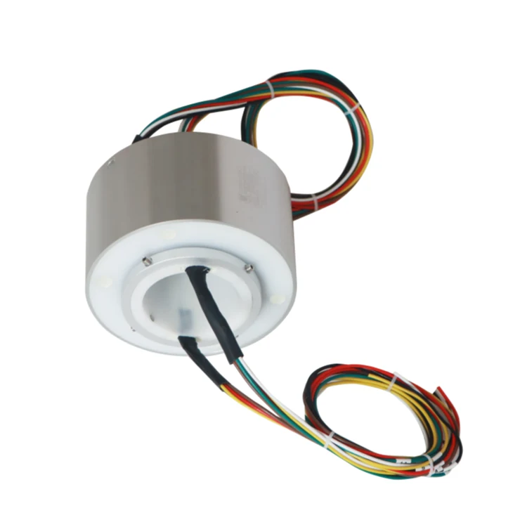 DHK060-12-10A standard inner diameter 60mm series hollow shaft conductive slip ring 12channels 10A/channel, view 3
