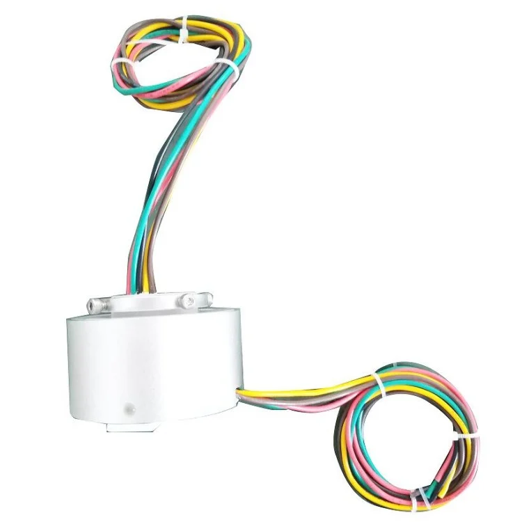 DHK020-5-10A hollow shaft conductive slip ring 5 circuits 10A for automatic equipment, view 2