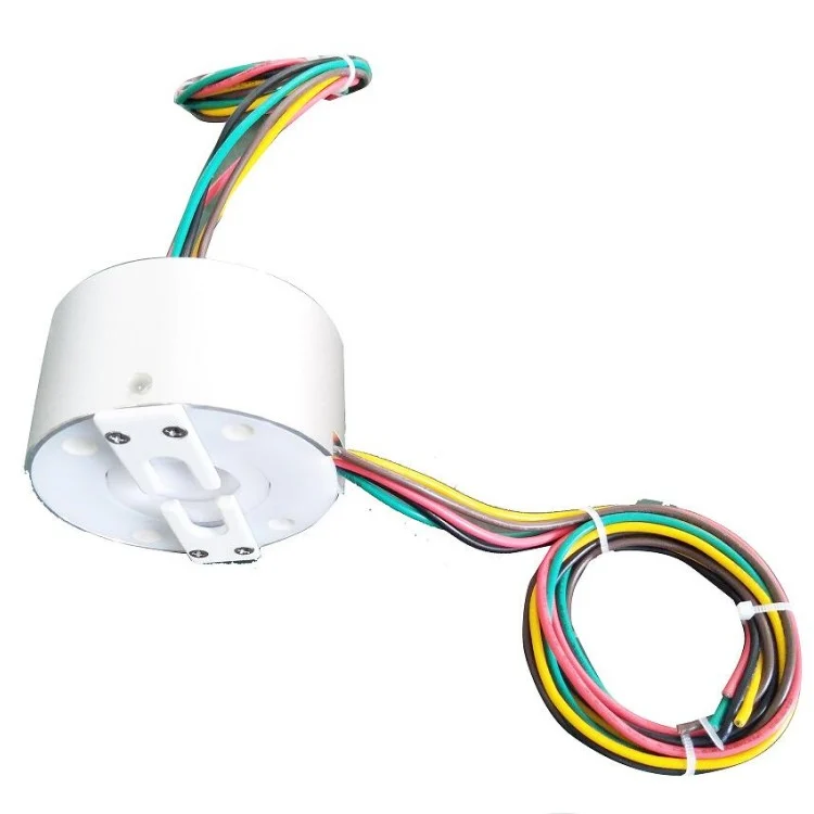 DHK020-5-10A hollow shaft conductive slip ring 5 circuits 10A for automatic equipment, view 3