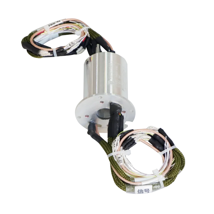 Hollow shaft slip ring 20 Circuit 2A.5A.10A.15A.20A for automation machines — through bore slip rings manufactured by INGIANT