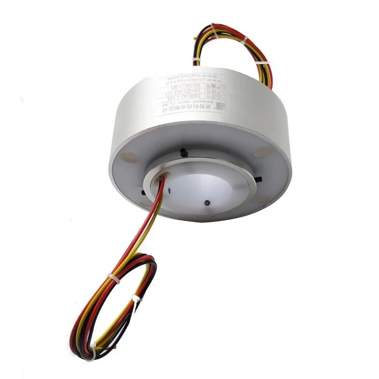 Ingiant long service life hollow shaft slip rings with hollow shafts 42mm 10A, view 3