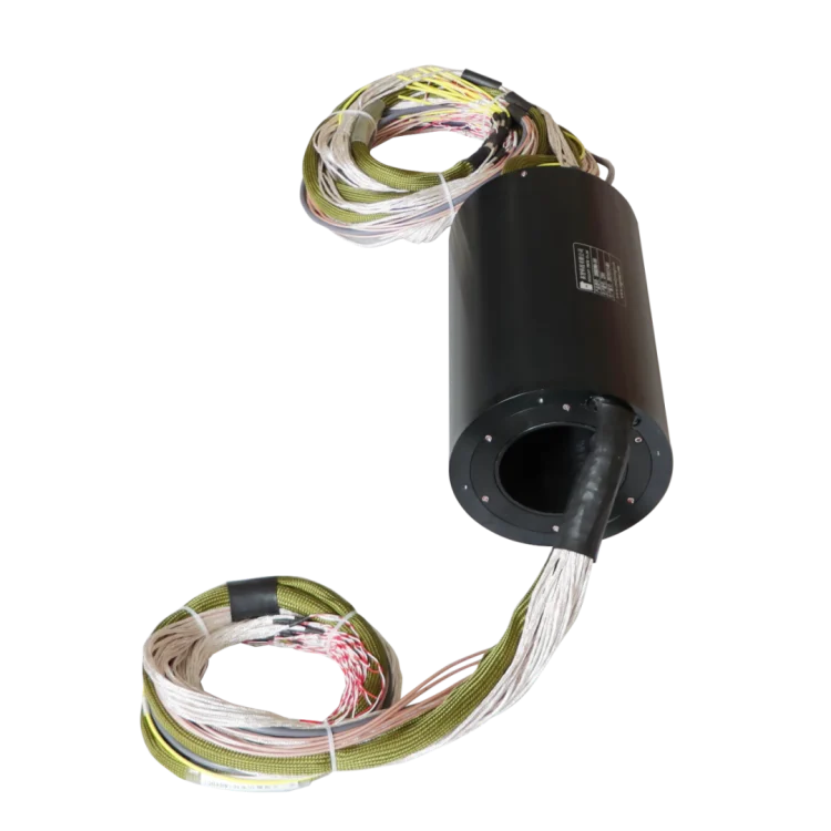 DHK090-100 standrad series hollow shaft slip rings 90mm 100 channels, view 3