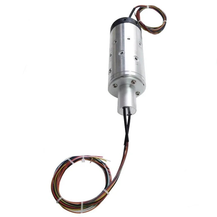 DHS055-12-2A-8Q Hybrid slip rings 12channels 2A including 8 channels pneumatic, view 3