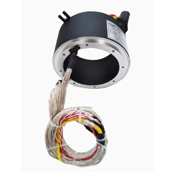 DHK090-21 Hybrid slip rings for power, signal and ethernet hole diameter 90mm with hollow shaft — ethernet slip rings manufactured by INGIANT