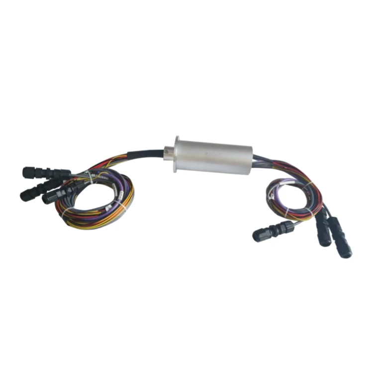 DHS078-51-003 Ingiant Industrial bus slip ring out diameter 78mm with 51 channels (Ethernet signal ,DP signal and power), view 2
