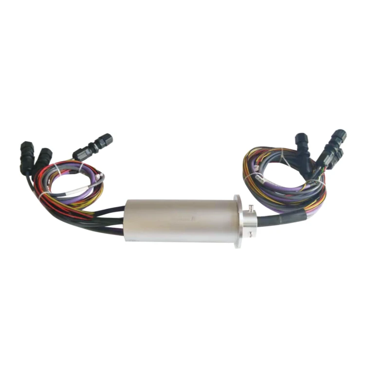 DHS078-51-003 Ingiant Industrial bus slip ring out diameter 78mm with 51 channels (Ethernet signal ,DP signal and power), view 3