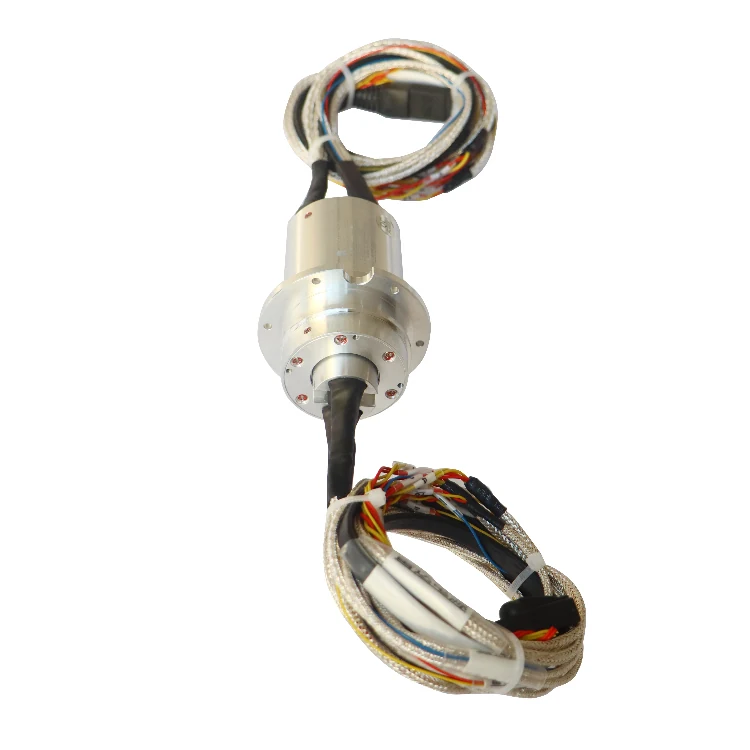 DHK013-25-001 13mm inner diameter through hole industrial bus slip ring used for radar, view 3