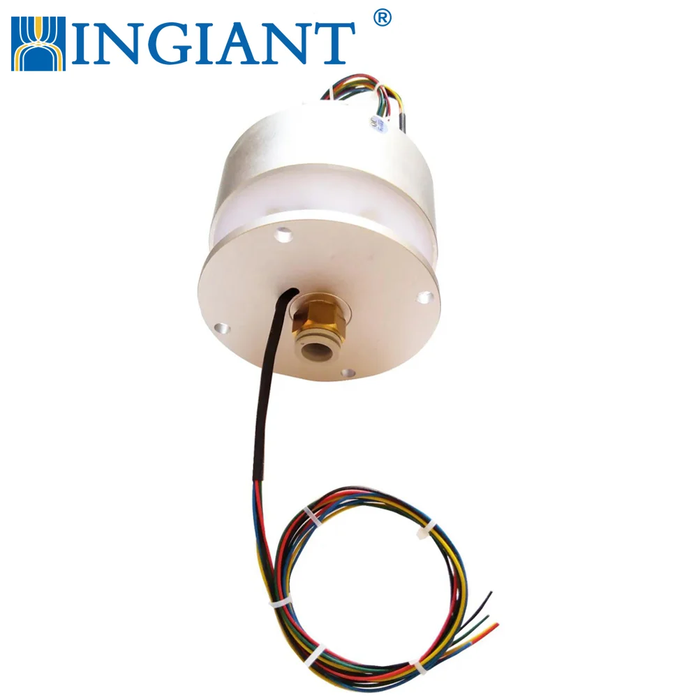 Ingiant 1 air tube pneumatic rotary joint slip ring — hybrid slip rings manufactured by INGIANT