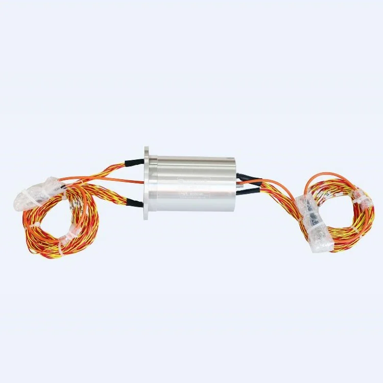 Ingiant capsulated slip rings 65mm 48 channels with 1 fiber optic, view 2