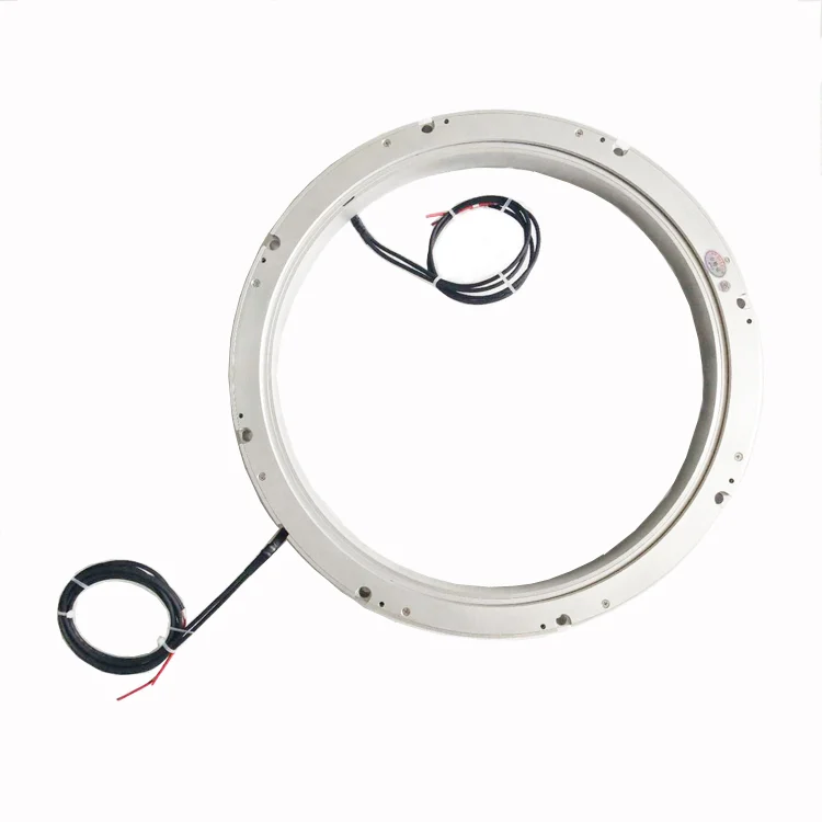 Ingiant customized pancake slip ring 3 channels 350mm for industrial machines, view 2