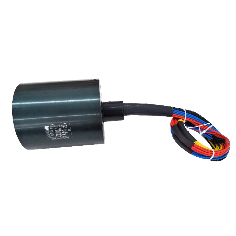 DHK050-4-150A-002 Ingiant high current slip ring with 4 channels total 500A used for Large cable reel — through bore slip rings manufactured by INGIANT
