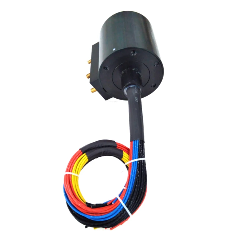 DHK050-4-150A-002 Ingiant high current slip ring with 4 channels total 500A used for Large cable reel, view 3