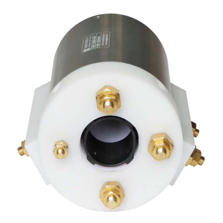 Ingiant high current through hole slip ring for Winding packing machine, view 3