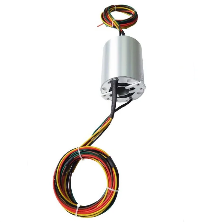 Ingiant hollow shaft slip rings aperture 25mm, 3-way 30A, 2-way 10A — through bore slip rings manufactured by INGIANT