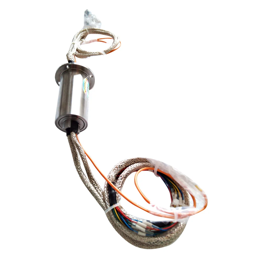 Ingiant hybrid slip rings 25channels combine 1 channel fiber optic — hybrid slip rings manufactured by INGIANT