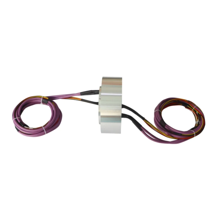 DHK120-12-002 Ingiant ID 120mm through hole slip ring with 12 channels power and signal used for automation equipment, view 2