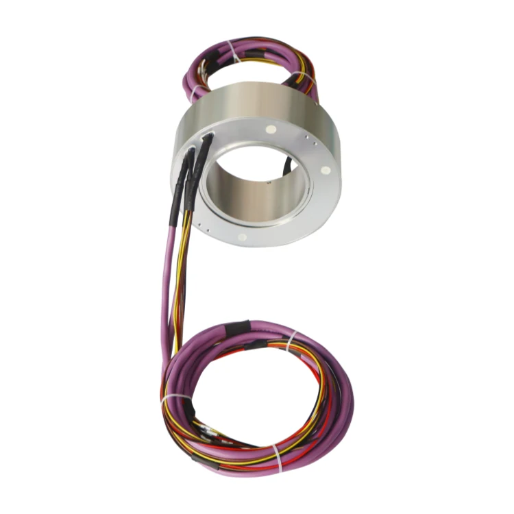 DHK120-12-002 Ingiant ID 120mm through hole slip ring with 12 channels power and signal used for automation equipment, view 3