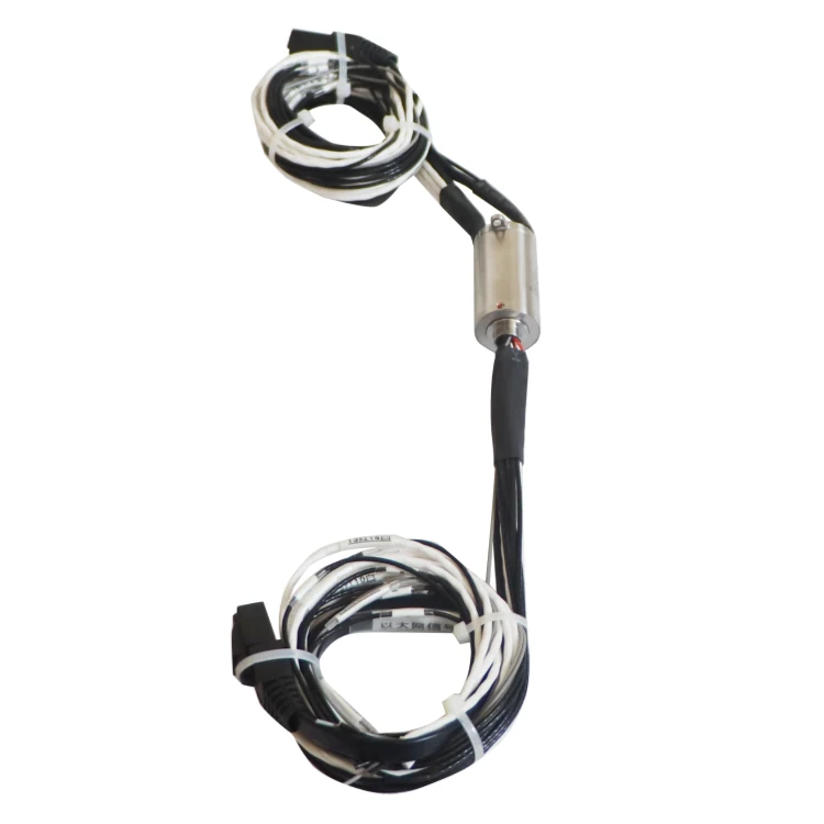 DHS022-22-003 Ingiant industrial bus slip ring out diameter 22mm 22channels transmit current, high-definition video, Ethernet and other signals, view 3