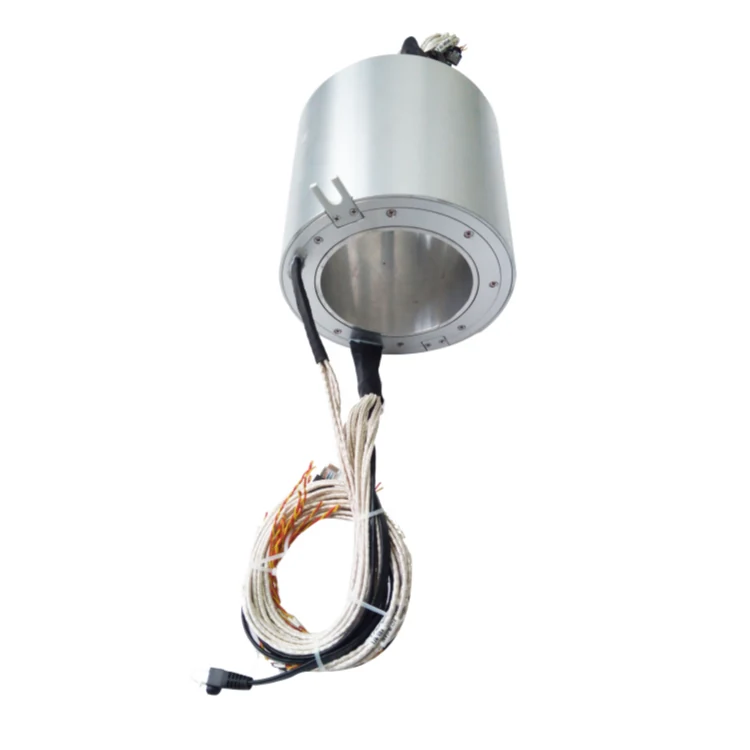 DHK110-50 Ingiant Industrial bus slip ring through hole 110mm transmission current, motor, encoder, Ethernet, etc signals, view 3