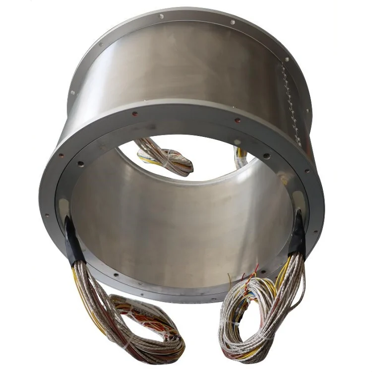 Ingiant large hole 310mm hollow shaft slip rings with high-quality bearing technology — through bore slip rings manufactured by INGIANT