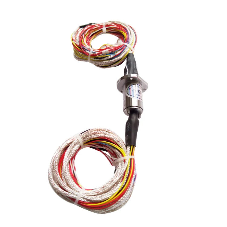 DHS016-22 Ingiant Miniature slip ring out diameter 16mm 22 channels electric signal for security surveillance, view 2