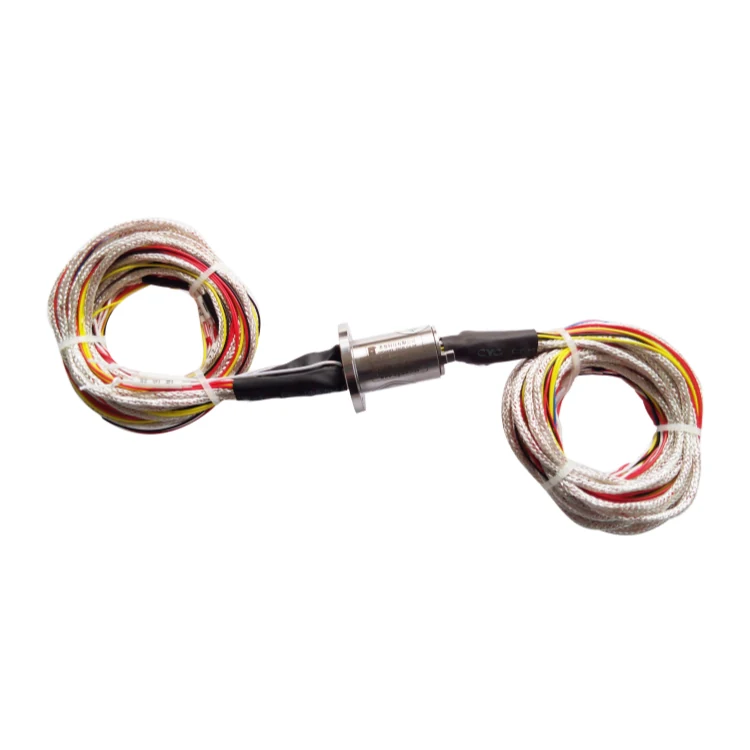 DHS016-22 Ingiant Miniature slip ring out diameter 16mm 22 channels electric signal for security surveillance — capsulated slip rings manufactured by INGIANT