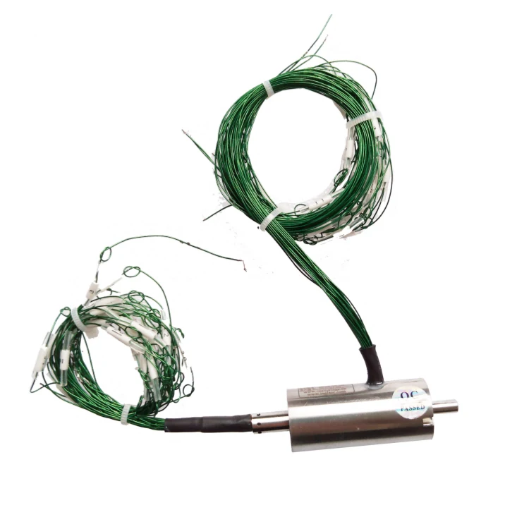 DHS018-30 Ingiant miniature slip ring 18mm 30 channels 0.8A current for high-speed ball cameras — capsulated slip rings manufactured by INGIANT
