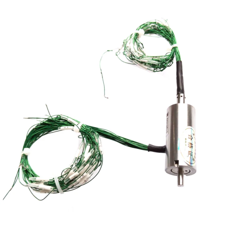 DHS018-30 Ingiant miniature slip ring 18mm 30 channels 0.8A current for high-speed ball cameras, view 2