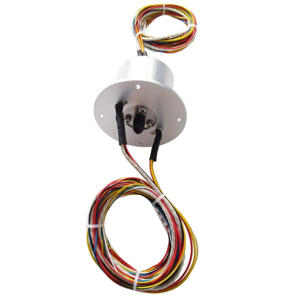 Ingiant Radio Frequency slip ring diameter 48mm — rf rotary joints and coax slip rings manufactured by INGIANT