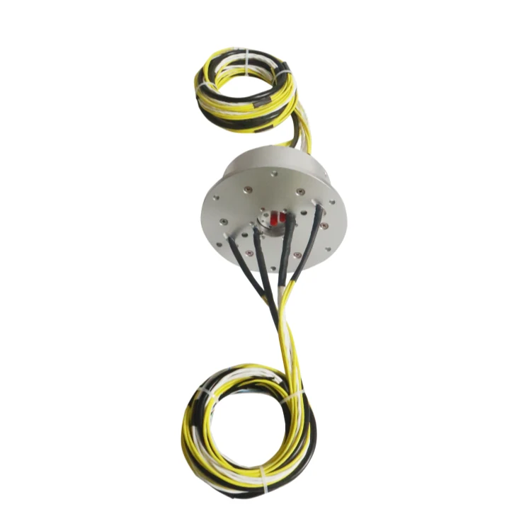DHS110-22-2S Ingiant RF Slip Ring 110mm solid shaft with 2 channels RF signal and 22 channels power, view 3