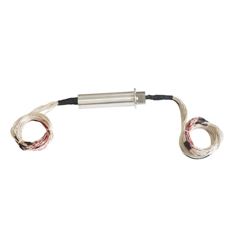 DHS040-30-006 Ingiant Rotor flange slip ring out diameter 40mm with 30 channels power and singal, view 2