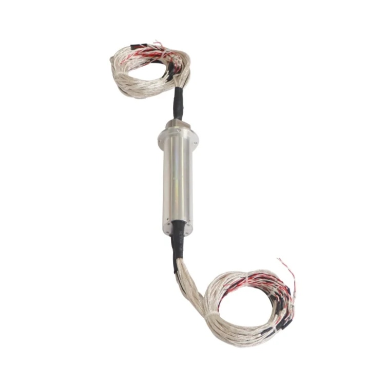 DHS040-30-006 Ingiant Rotor flange slip ring out diameter 40mm with 30 channels power and singal, view 3