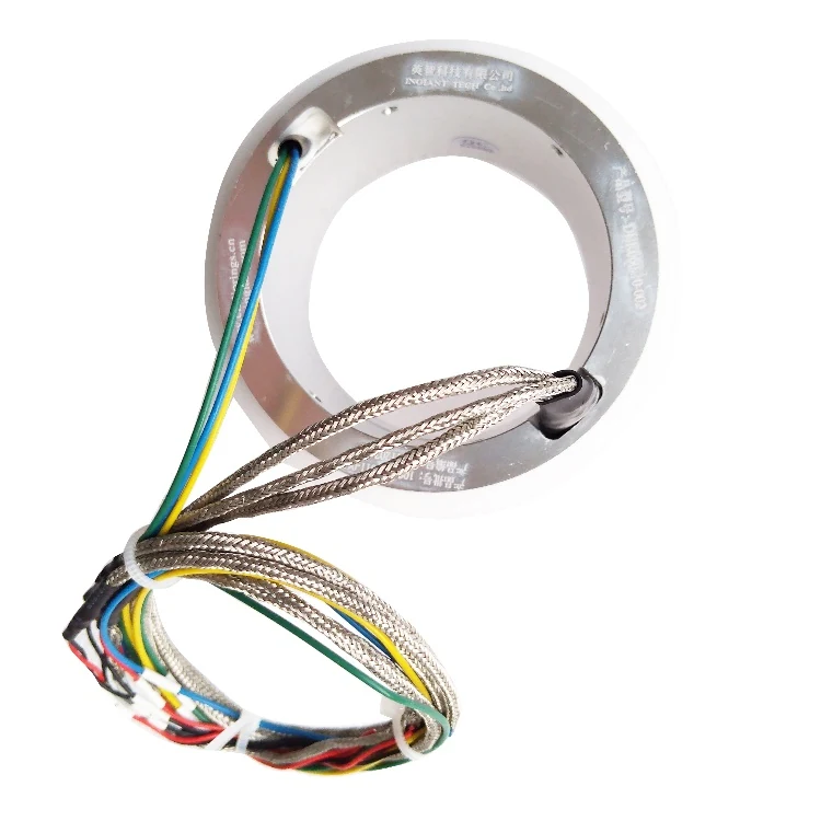 DHK060-10-002 Ingiant seperate slip rings with through hole 60mm and 10 channels power without housing, view 3
