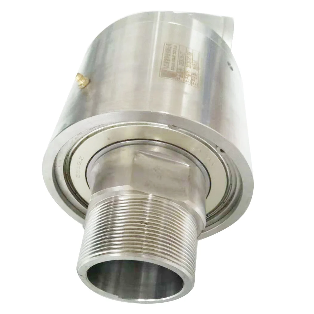 Ingiant single-way liquid rotary joint 1 channel for rolling machinery, view 2
